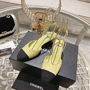 Colestore Chanel Sling Back Yellow 5cm - 2