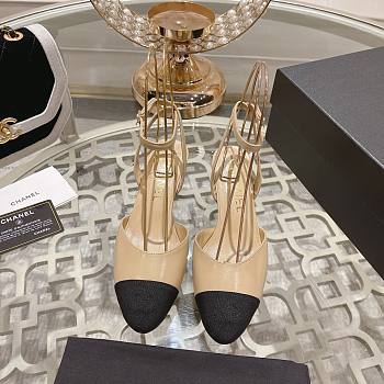 	 Colestore Chanel Sling Back Beige 5cm