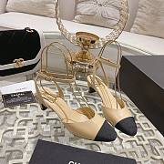 	 Colestore Chanel Sling Back Beige 5cm - 3
