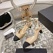 	 Colestore Chanel Sling Back Beige 5cm - 4
