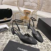 	 Colestore Chanel Sling Back Black 5cm - 4