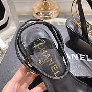 	 Colestore Chanel Sling Back Black 5cm - 3