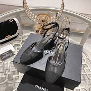 	 Colestore Chanel Sling Back Black 5cm - 2