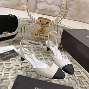 	 Colestore Chanel Sling Back White 5cm - 6