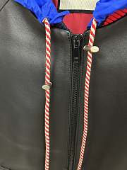 Colestore Gucci Stripe Leather Bomber - 4