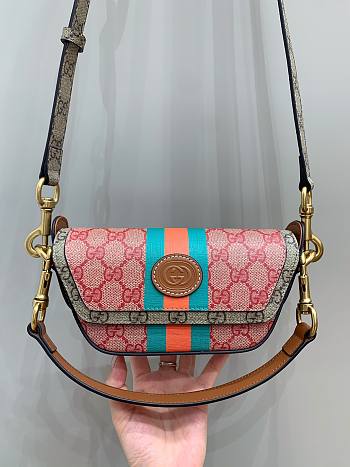 Colestore Mini Canvas GG Supreme Top-Handle Bag 18/10/4.5cm
