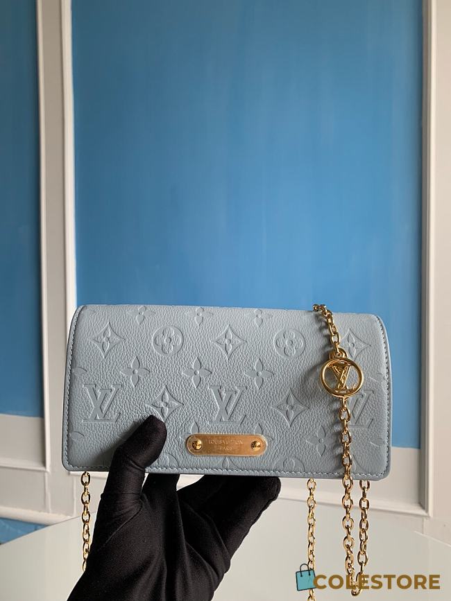 Colestore Louis Vuitton Wallet On Chain Lily M83233 Size 20.7 x 10.2 x 3.5 cm - 1