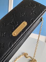 	 Colestore Louis Vuitton Wallet On Chain Lily M83233 Black Size 20.7 x 10.2 x 3.5 cm - 2