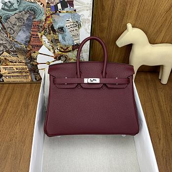 	 Colestore Hermes Birkin 25cm Togo Wine