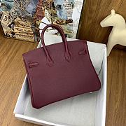 	 Colestore Hermes Birkin 25cm Togo Wine - 3