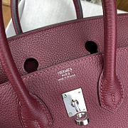 	 Colestore Hermes Birkin 25cm Togo Wine - 2