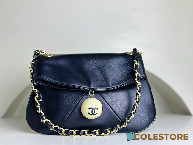 	 Colestore Chanel Vintage Red Black Size 23cm - 1