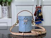 Colestore Louis Vuitton Monogram Vernis M24099 Blue Size 12.0 x 14.2 x 12.0 - 4