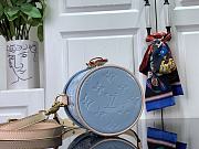 Colestore Louis Vuitton Monogram Vernis M24099 Blue Size 12.0 x 14.2 x 12.0 - 3