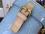 Colestore Louis Vuitton Monogram Vernis M24099 Blue Size 12.0 x 14.2 x 12.0 - 2