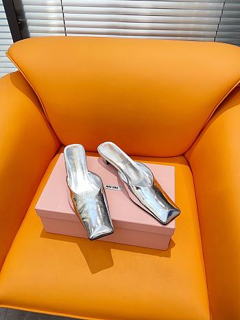 Colestore Miu Miu Slippers Silver