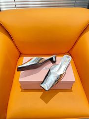 Colestore Miu Miu Slippers Silver - 5