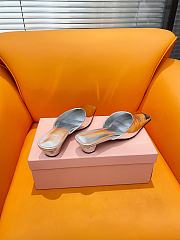 Colestore Miu Miu Slippers Silver - 3