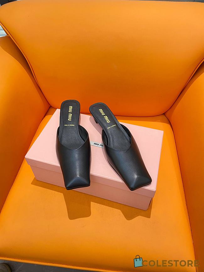 	 Colestore Miu Miu Slippers Black - 1