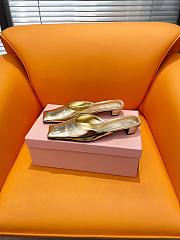 	 Colestore Miu Miu Slippers Gold - 4