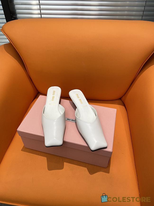 	 Colestore Miu Miu Slippers White - 1