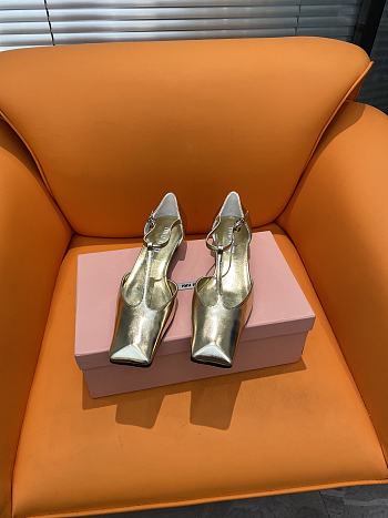 	 Colestore Miu Miu Sandals Gold