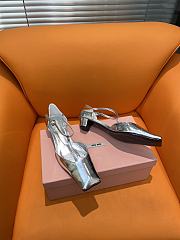 	 Colestore Miu Miu Sandals Silver - 4