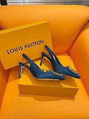 Colestore Louis Vuitton Heels Blue 7cm - 2