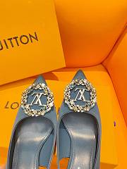 	 Colestore Louis Vuitton Heels Blue 9.5cm - 4