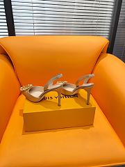 	 Colestore Louis Vuitton Heels Beige 9.5cm - 5