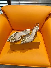 	 Colestore Louis Vuitton Heels Beige 9.5cm - 3