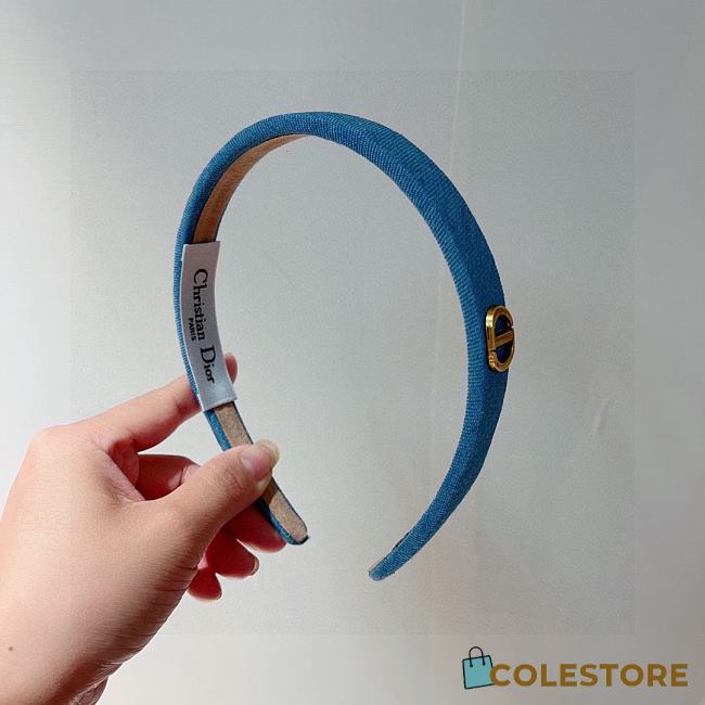 Colestore Dior Headband Blue  - 1