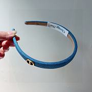 Colestore Dior Headband Blue  - 5