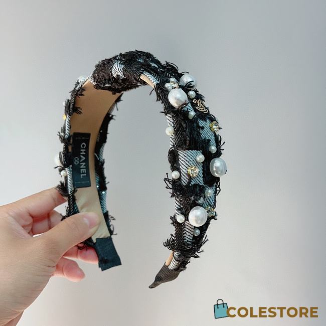 	 Colestore Chanel Headband Black - 1