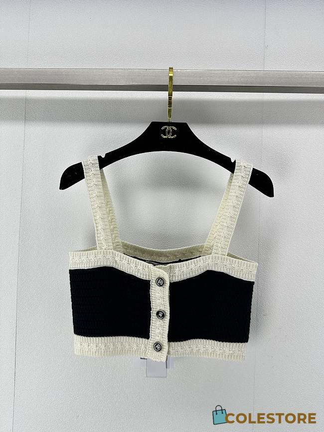 	 Colestore Chanel Croptop White - 1
