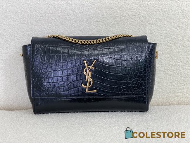 Colestore YSL Kate Reversible Chain Crocodile-Embossed Leather  - 1