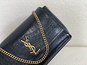 Colestore YSL Kate Reversible Chain Crocodile-Embossed Leather  - 2