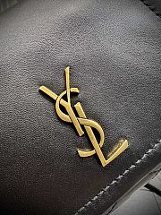 Colestore YSL Mini Nolita In Lambskin Black Size 18x13x6cm - 3