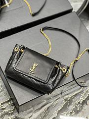Colestore YSL Mini Nolita In Lambskin Black Size 18x13x6cm - 4