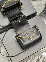Colestore YSL Mini Nolita In Lambskin Black Size 18x13x6cm - 5