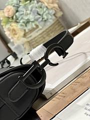Colestore Dior Saddle Black Mini Size 19.5×16×6.5cm - 4
