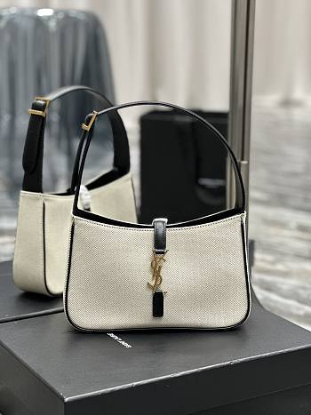 Colestore YSL Le 5 A 7 Black White And Size 25X14X6cm
