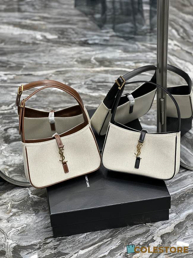 	 Colestore YSL Le 5 A 7 Black White And Size 25X14X6cm - 1