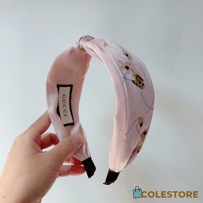 Colestore Gucci Headband Pink  - 1