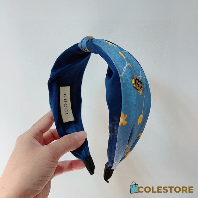 	 Colestore Gucci Headband Blue - 1