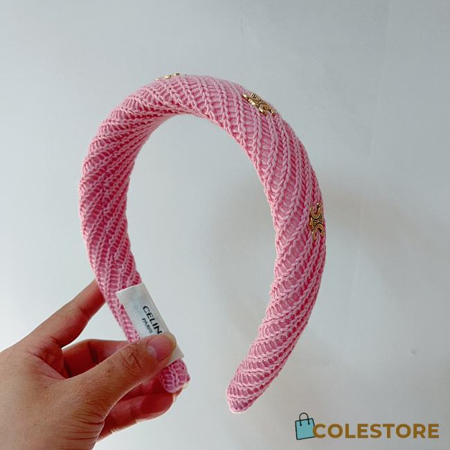 	 Colestore Celine Headband Pink - 1