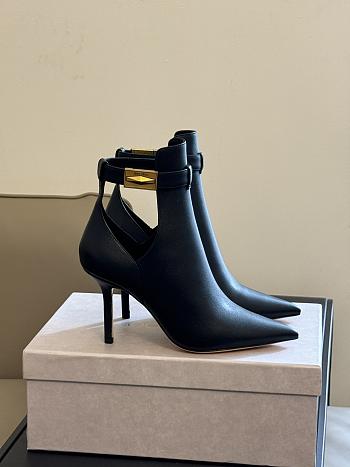 	 Colestore Jimmy Choo Nell Black Boots 8.5cm