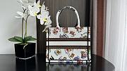 	 Colestore White Multicolor Dragon Zodiac Embroidery 26.5X21X14 - 4