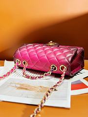 Colestore Chanel CF Small Pink Ombre Lambskin Bag Size 20cm - 3