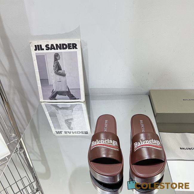 	 Colestore Balenciaga Slipper Brown - 1